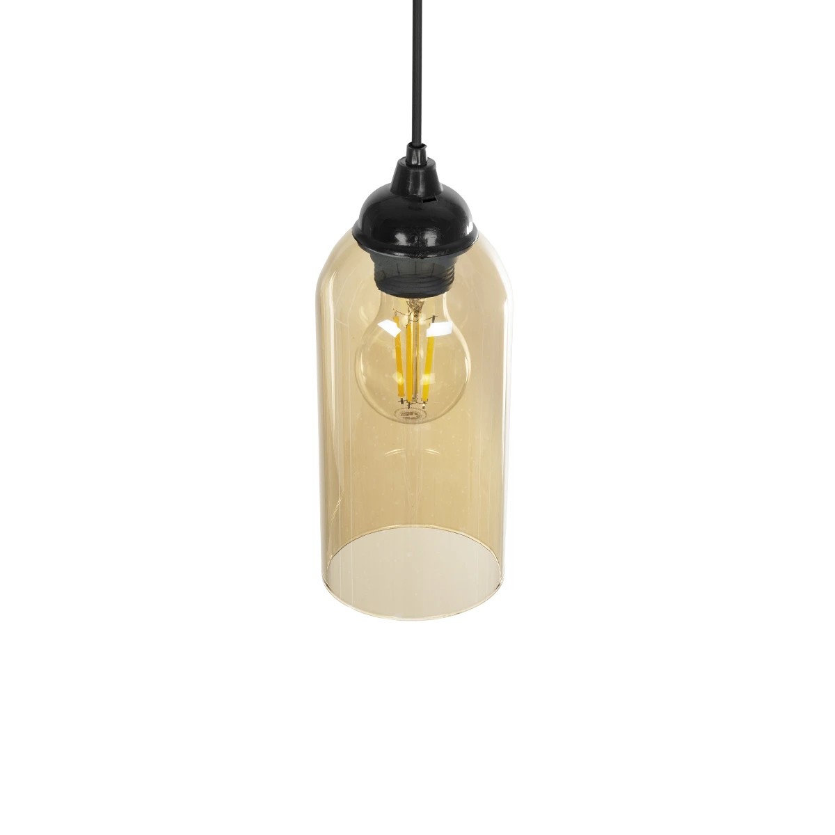 GLOBOSTAR® TUBE 206-0031 Μοντέρνο Κρεμαστό Φωτιστικό Οροφής με Ντουί 1 x E27 AC 220-240V IP20 - Mελί - Μ10 x Π10 x Υ24cm GLOBOSTAR® TUBE 206-0031 Μοντέρνο Κρεμαστό Φωτιστικό Οροφής με Ντουί 1 x E27 AC 220-240V IP20 - Mελί - Μ10 x Π10 x Υ24cm
