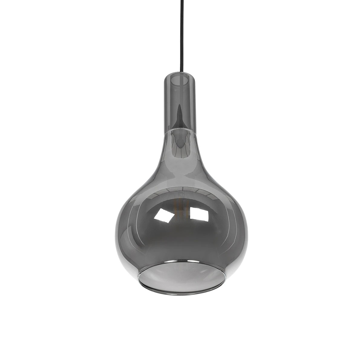 GLOBOSTAR® ΤΟΝΕ 206-0034 Μοντέρνο Κρεμαστό Φωτιστικό Οροφής με Ντουί 1 x E27 AC 220-240V IP20 - Μαύρο Φιμέ - Μ20 x Π20 x Υ36cm GLOBOSTAR® ΤΟΝΕ 206-0034 Μοντέρνο Κρεμαστό Φωτιστικό Οροφής με Ντουί 1 x E27 AC 220-240V IP20 - Μαύρο Φιμέ - Μ20 x Π20 x Υ36cm