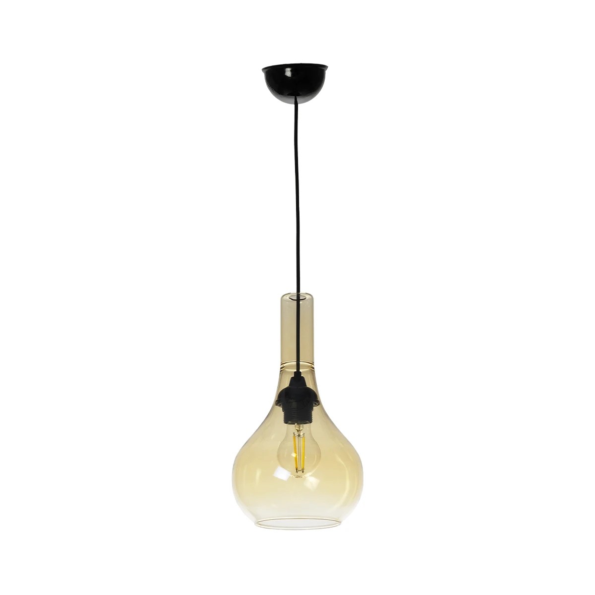 GLOBOSTAR® ΤΟΝΕ 206-0035 Μοντέρνο Κρεμαστό Φωτιστικό Οροφής με Ντουί 1 x E27 AC 220-240V IP20 - Mελί - Μ20 x Π20 x Υ36cm GLOBOSTAR® ΤΟΝΕ 206-0035 Μοντέρνο Κρεμαστό Φωτιστικό Οροφής με Ντουί 1 x E27 AC 220-240V IP20 - Mελί - Μ20 x Π20 x Υ36cm