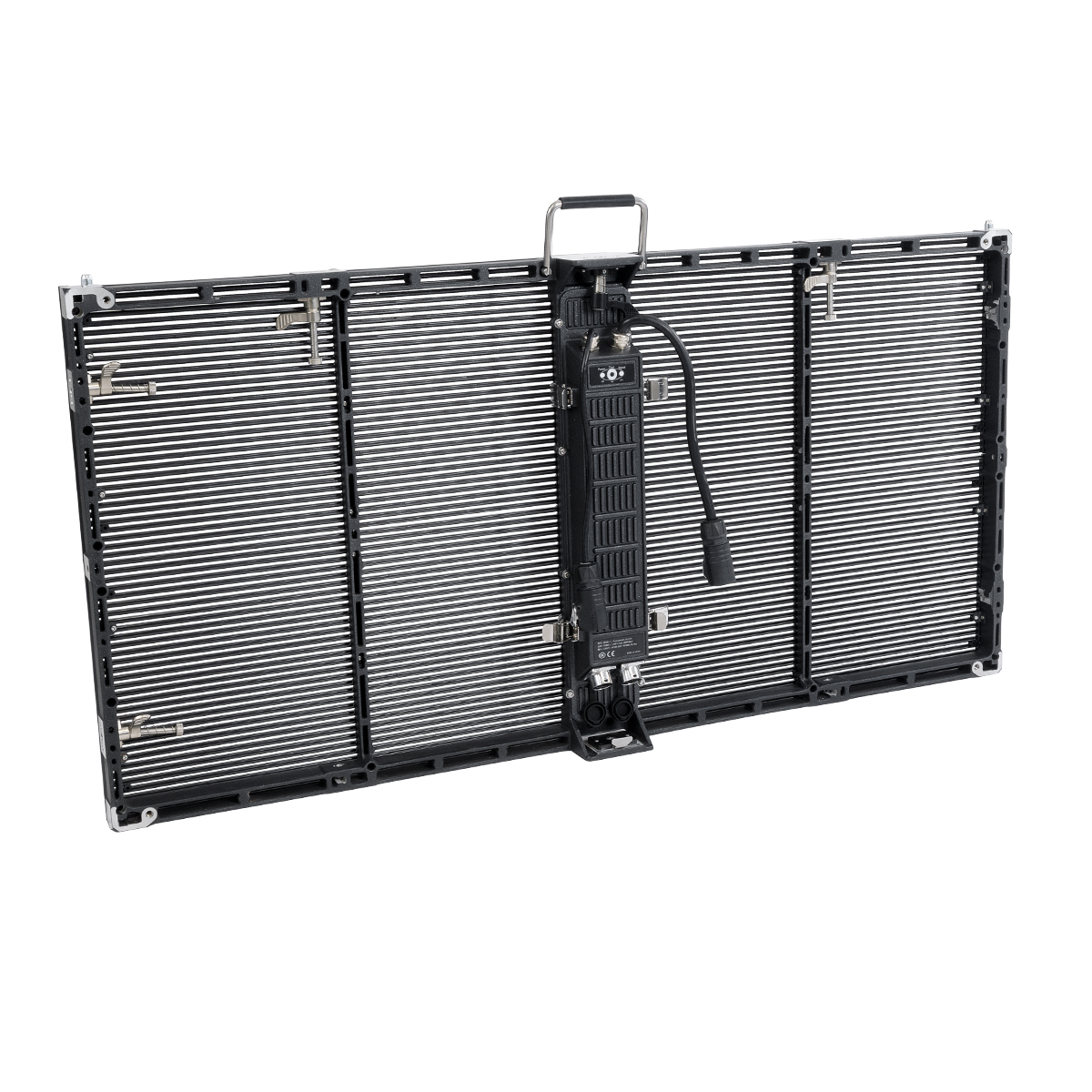 GLOBOSTAR TRUEVIEW 41006 Διάφανη Οθόνη Video Wall P3.91 Καμπίνα 100x50cm LED 130W 3840Hz 32768 Dots ≥4500cd/㎡ Nits AC 220-240V Εξωτερικού Χώρου IP65 Full Color S1/8 14Bits - Κάρτα NovaStar A5S-N - Nationstar SMD1921 & Yuanchi Driver - Μ100 x Π8 x Υ50cm - 