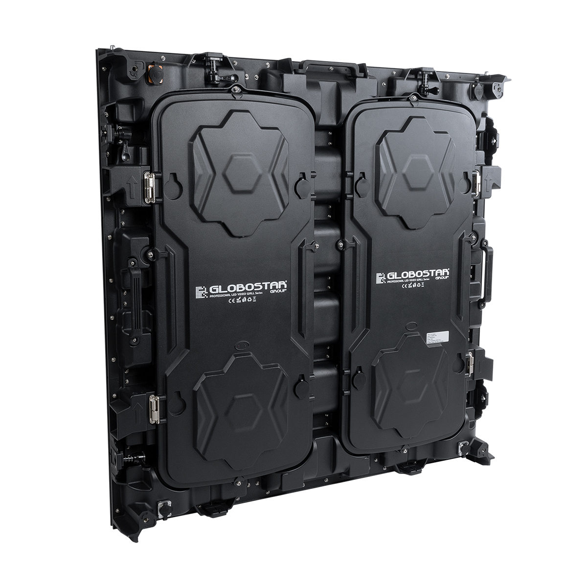 GLOBOSTAR VIEWMAX 41007 Οθόνη Video Wall P5 Καμπίνα 96x96cm LED 280W 3840Hz 40000 Dots ≥5500cd/㎡ Nits AC 220-240V Εξωτερικού Χώρου IP65 Full Color S1/8 14Bits - Κάρτα NovaStar MRV412 - Kinglight SMD2727 & CZCL Driver - Μ96 x Π11.5 x Υ96cm - 2 Χρόνια Εγγύη