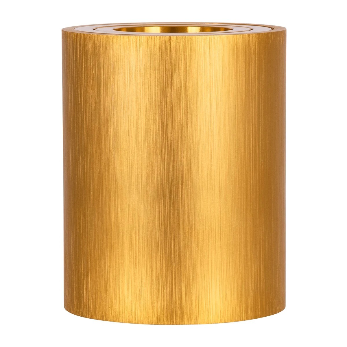 kelvo AKIRA KLV-101-0027 Κινούμενο Φωτιστικό Downlight Σποτ για Λάμπα MR16 με Ντουί GU10 AC 220-240V IP20 - Χρυσό Βούρτσας - Μ8 x Π8 x Υ10cm