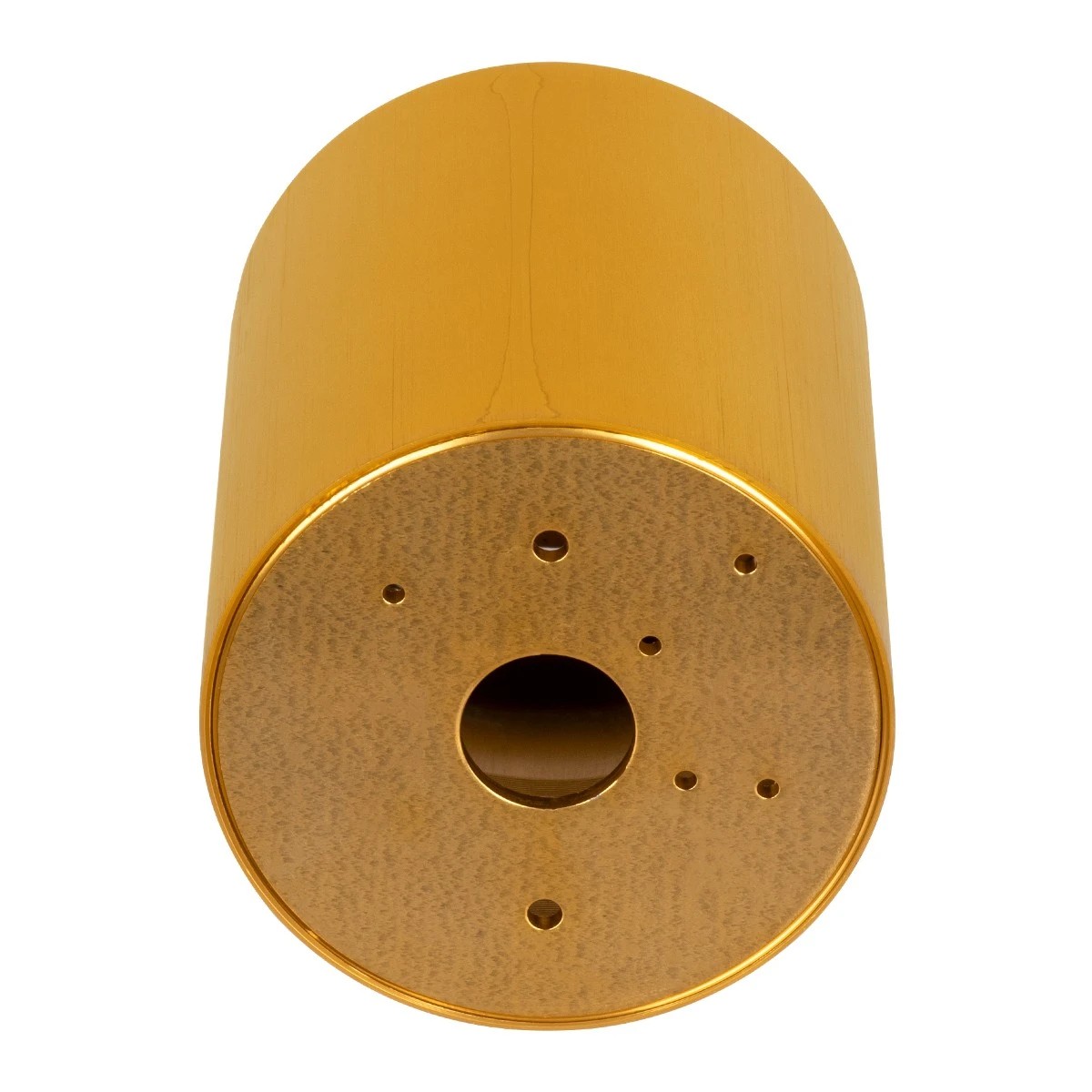 kelvo AKIRA KLV-101-0027 Κινούμενο Φωτιστικό Downlight Σποτ για Λάμπα MR16 με Ντουί GU10 AC 220-240V IP20 - Χρυσό Βούρτσας - Μ8 x Π8 x Υ10cm