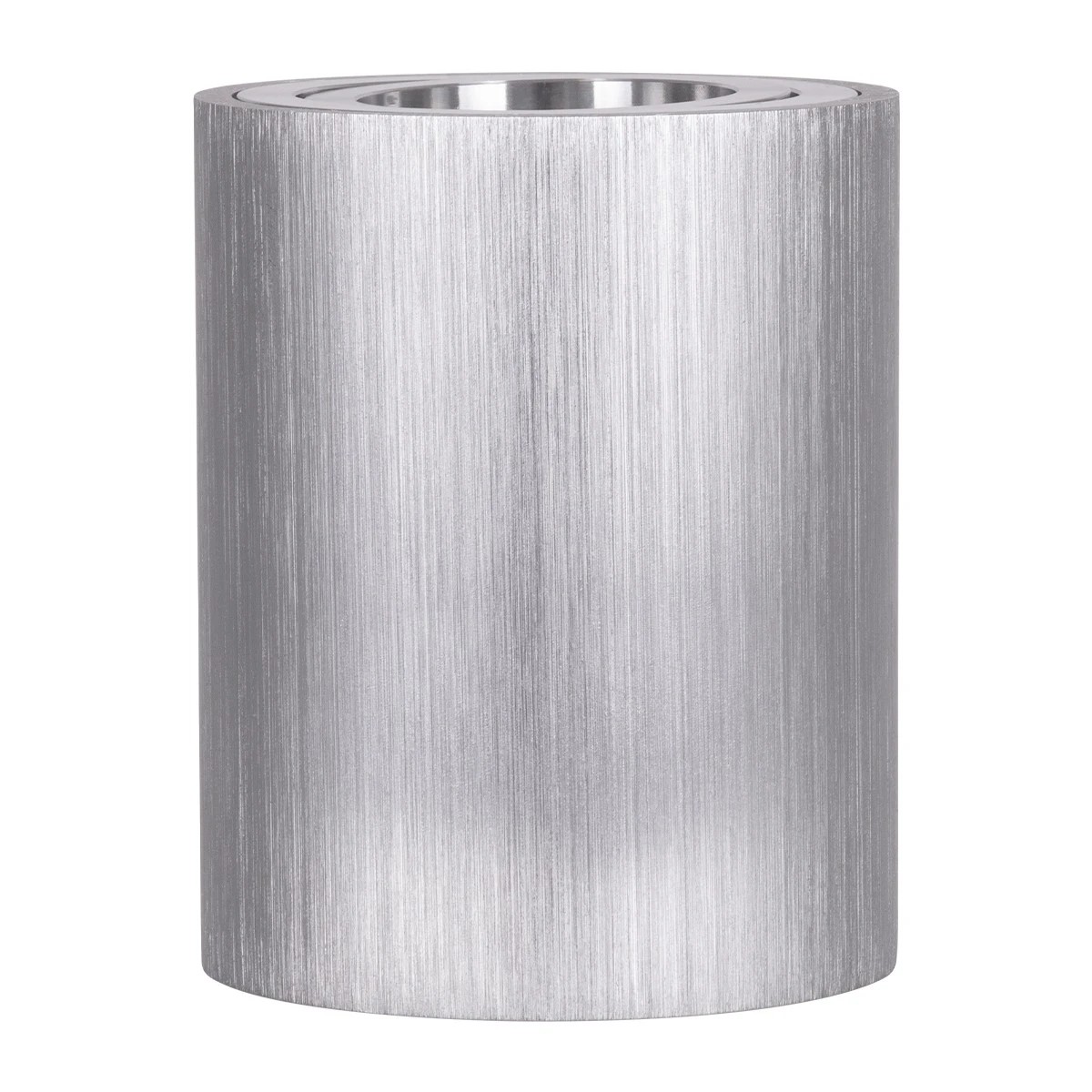 kelvo AKIRA KLV-101-0026 Κινούμενο Φωτιστικό Downlight Σποτ για Λάμπα MR16 με Ντουί GU10 AC 220-240V IP20 - Νίκελ Βούρτσας - Μ8 x Π8 x Υ10cm