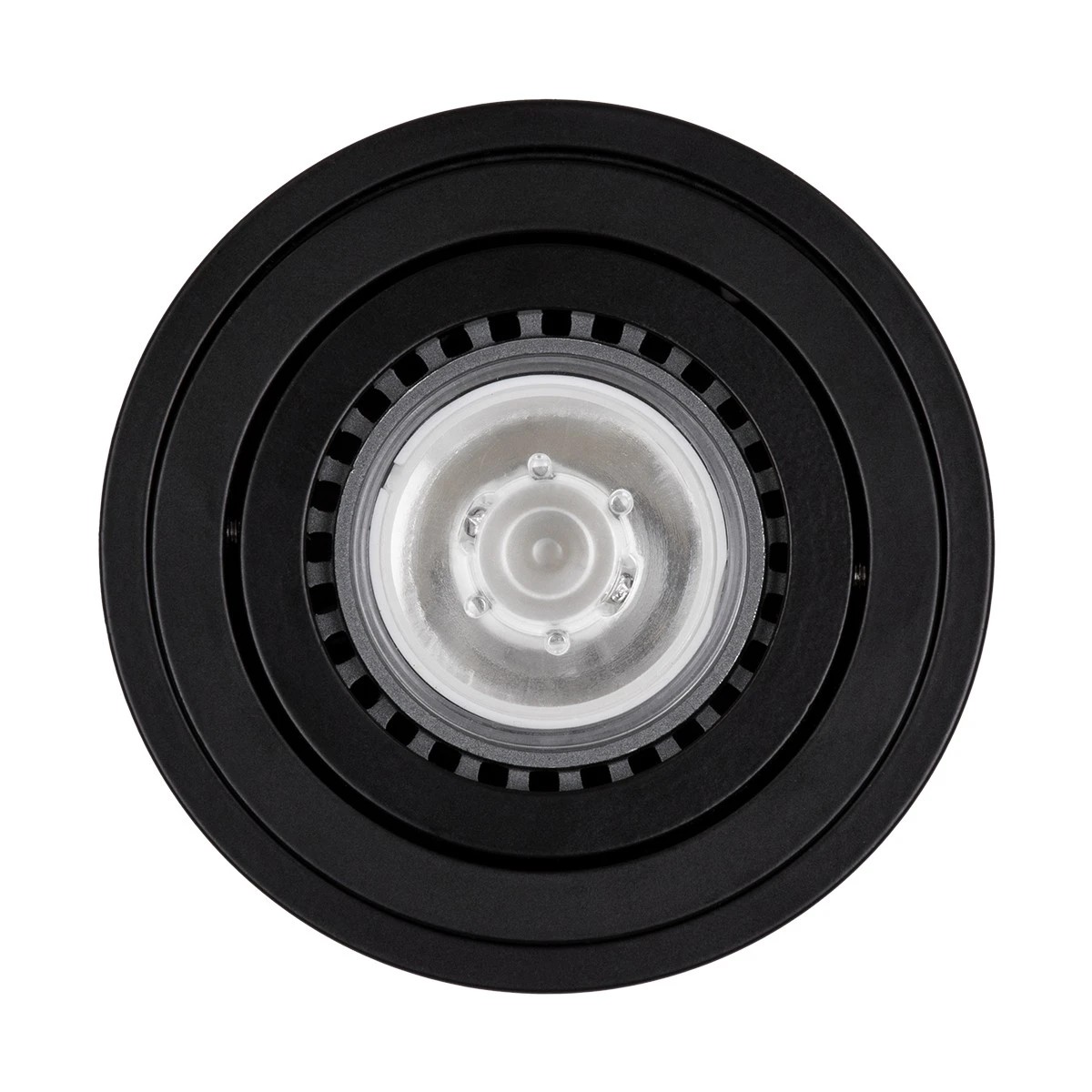 kelvo AKIRA KLV-101-0024 Κινούμενο Φωτιστικό Downlight Σποτ για Λάμπα MR16 με Ντουί GU10 AC 220-240V IP20 - Μαύρο Ματ - Μ8 x Π8 x Υ10cm