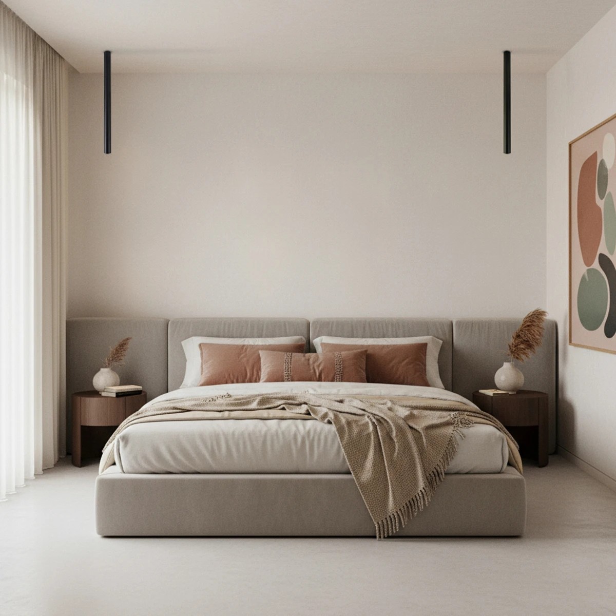 kelvo DUCT KLV-101-0053 Φωτιστικό Downlight Σποτ για Λάμπα MR16 με Ντουί GU10 AC 220-240V IP20 - Μαύρο Ματ - Μ6 x Π6 x Υ60cm