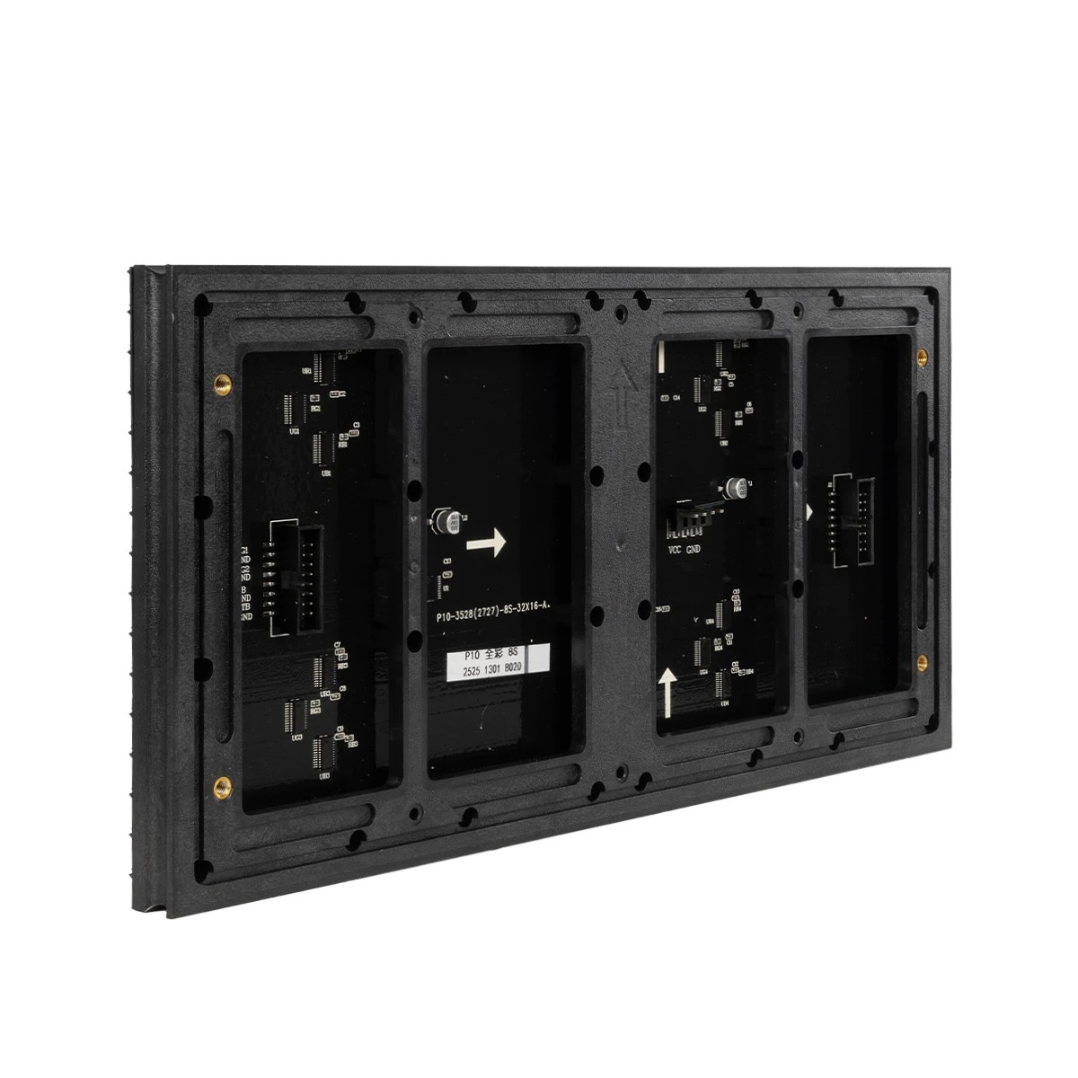 GLOBOSTAR MODULCO 90385 Module Πλακίδιο Κυλιόμενης Ψηφιακής Επιγραφής/Οθόνης 32x16cm P10 LED 40W Nits ≥5500cd/㎡ DC 5V Αδιάβροχο IP65 RGB - Μ32 x Π16 x Υ1.8cm - 2 Χρόνια Εγγύηση