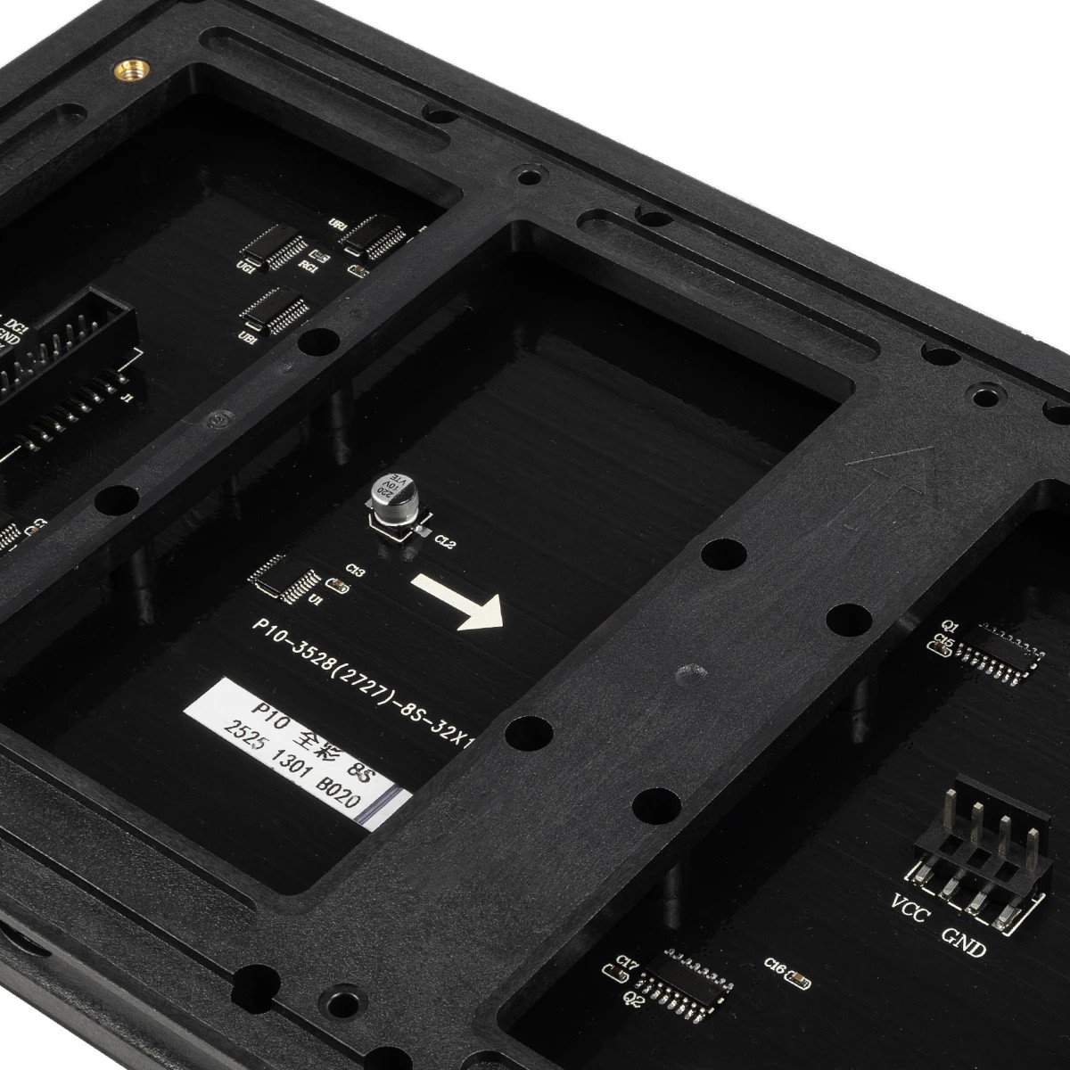 GLOBOSTAR MODULCO 90385 Module Πλακίδιο Κυλιόμενης Ψηφιακής Επιγραφής/Οθόνης 32x16cm P10 LED 40W Nits ≥5500cd/㎡ DC 5V Αδιάβροχο IP65 RGB - Μ32 x Π16 x Υ1.8cm - 2 Χρόνια Εγγύηση