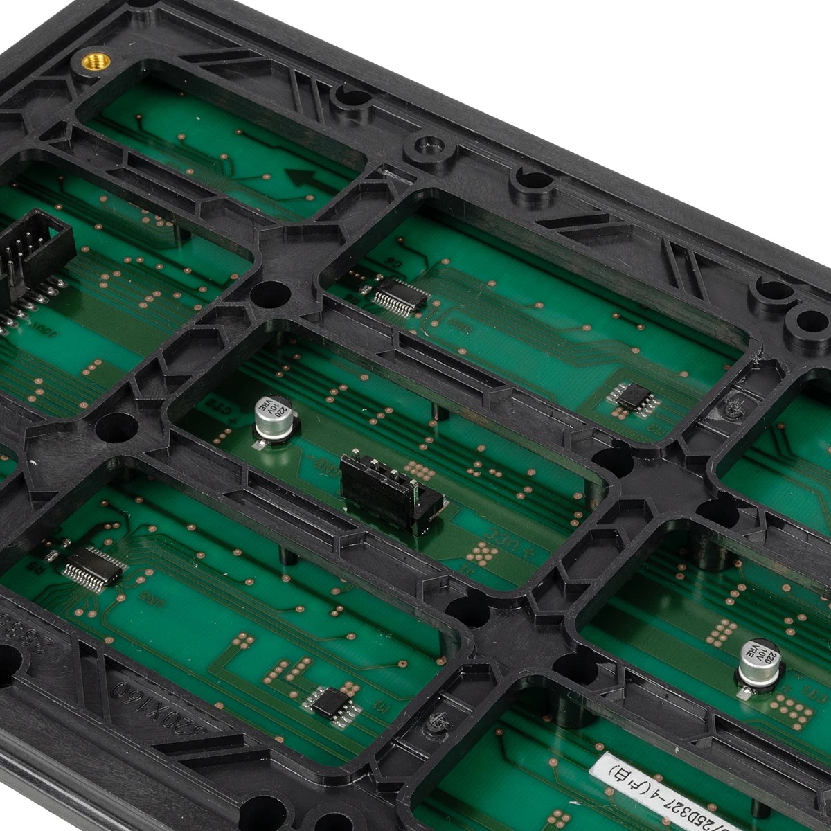 GLOBOSTAR MODULCO 90380 Module Πλακίδιο Κυλιόμενης Ψηφιακής Επιγραφής/Οθόνης 32x16cm P10 LED 40W Nits ≥5500cd/㎡ DC 5V Αδιάβροχο IP65 Κόκκινο - Μ32 x Π16 x Υ1.5cm - 2 Χρόνια Εγγύηση