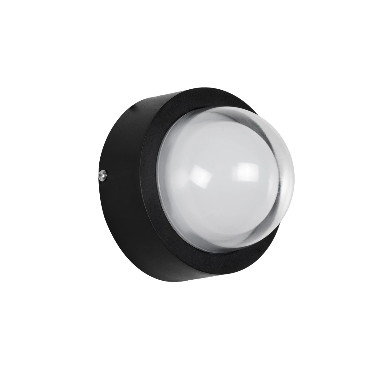 kelvo NEXA KLV-101-0249 Φωτιστικό Τοίχου / Απλίκα LED 6W 360lm 180° AC 220-240V Αδιάβροχο IP65 Μπλε - Sanan SMD Chip & TÜV SÜD Driver - Μαύρο Ματ - Μ11 x Π8.5 x Υ11cm - 5 Χρόνια Εγγύηση