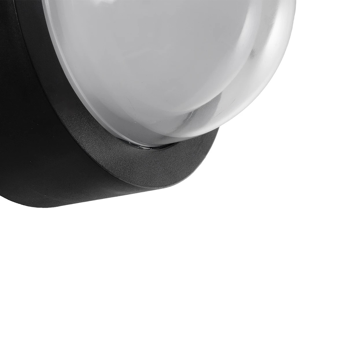 kelvo NEXA KLV-101-0249 Φωτιστικό Τοίχου / Απλίκα LED 6W 360lm 180° AC 220-240V Αδιάβροχο IP65 Μπλε - Sanan SMD Chip & TÜV SÜD Driver - Μαύρο Ματ - Μ11 x Π8.5 x Υ11cm - 5 Χρόνια Εγγύηση