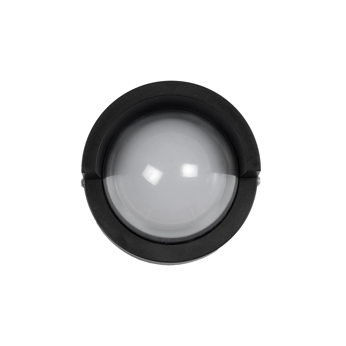 kelvo NEXA KLV-101-0253 Φωτιστικό Τοίχου / Απλίκα LED 6W 360lm 180° AC 220-240V Αδιάβροχο IP65 Μπλε - Sanan SMD Chip & TÜV SÜD Driver - Μαύρο Ματ - Μ11 x Π9 x Υ11cm - 5 Χρόνια Εγγύηση