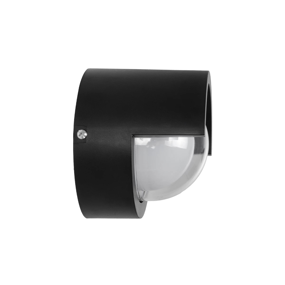 kelvo NEXA KLV-101-0253 Φωτιστικό Τοίχου / Απλίκα LED 6W 360lm 180° AC 220-240V Αδιάβροχο IP65 Μπλε - Sanan SMD Chip & TÜV SÜD Driver - Μαύρο Ματ - Μ11 x Π9 x Υ11cm - 5 Χρόνια Εγγύηση