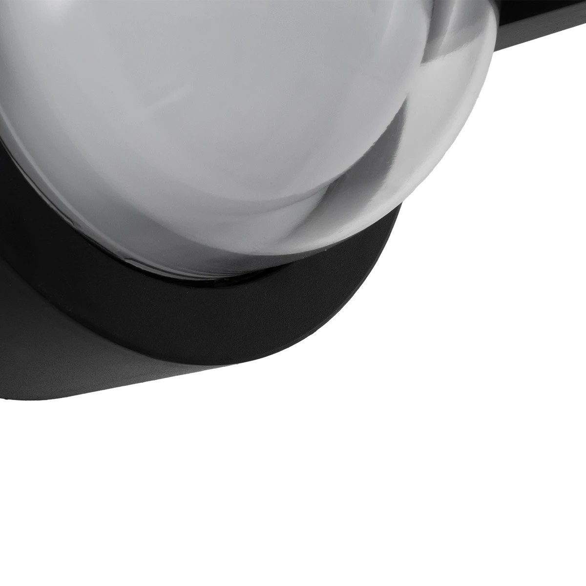 kelvo NEXA KLV-101-0253 Φωτιστικό Τοίχου / Απλίκα LED 6W 360lm 180° AC 220-240V Αδιάβροχο IP65 Μπλε - Sanan SMD Chip & TÜV SÜD Driver - Μαύρο Ματ - Μ11 x Π9 x Υ11cm - 5 Χρόνια Εγγύηση