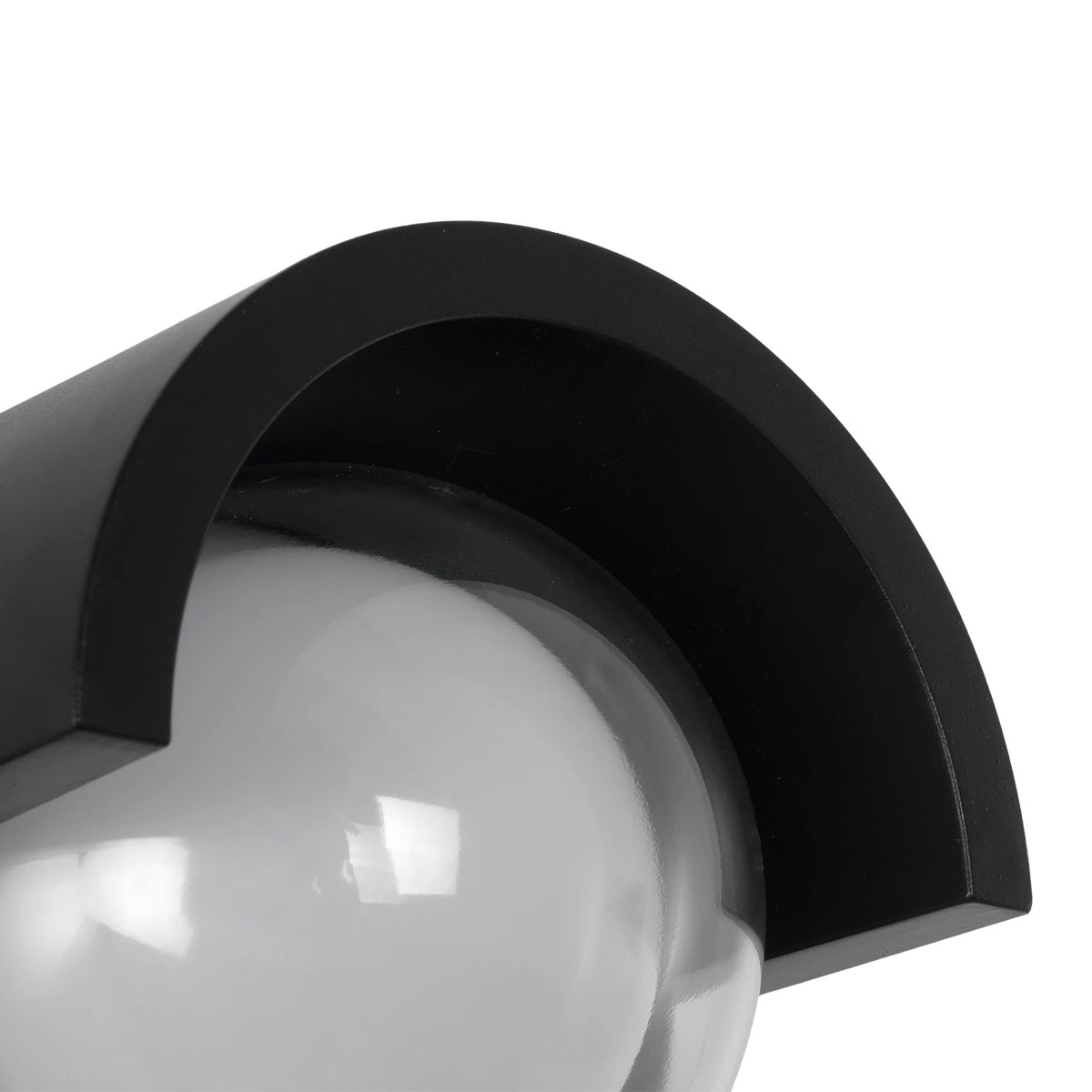 kelvo NEXA KLV-101-0253 Φωτιστικό Τοίχου / Απλίκα LED 6W 360lm 180° AC 220-240V Αδιάβροχο IP65 Μπλε - Sanan SMD Chip & TÜV SÜD Driver - Μαύρο Ματ - Μ11 x Π9 x Υ11cm - 5 Χρόνια Εγγύηση