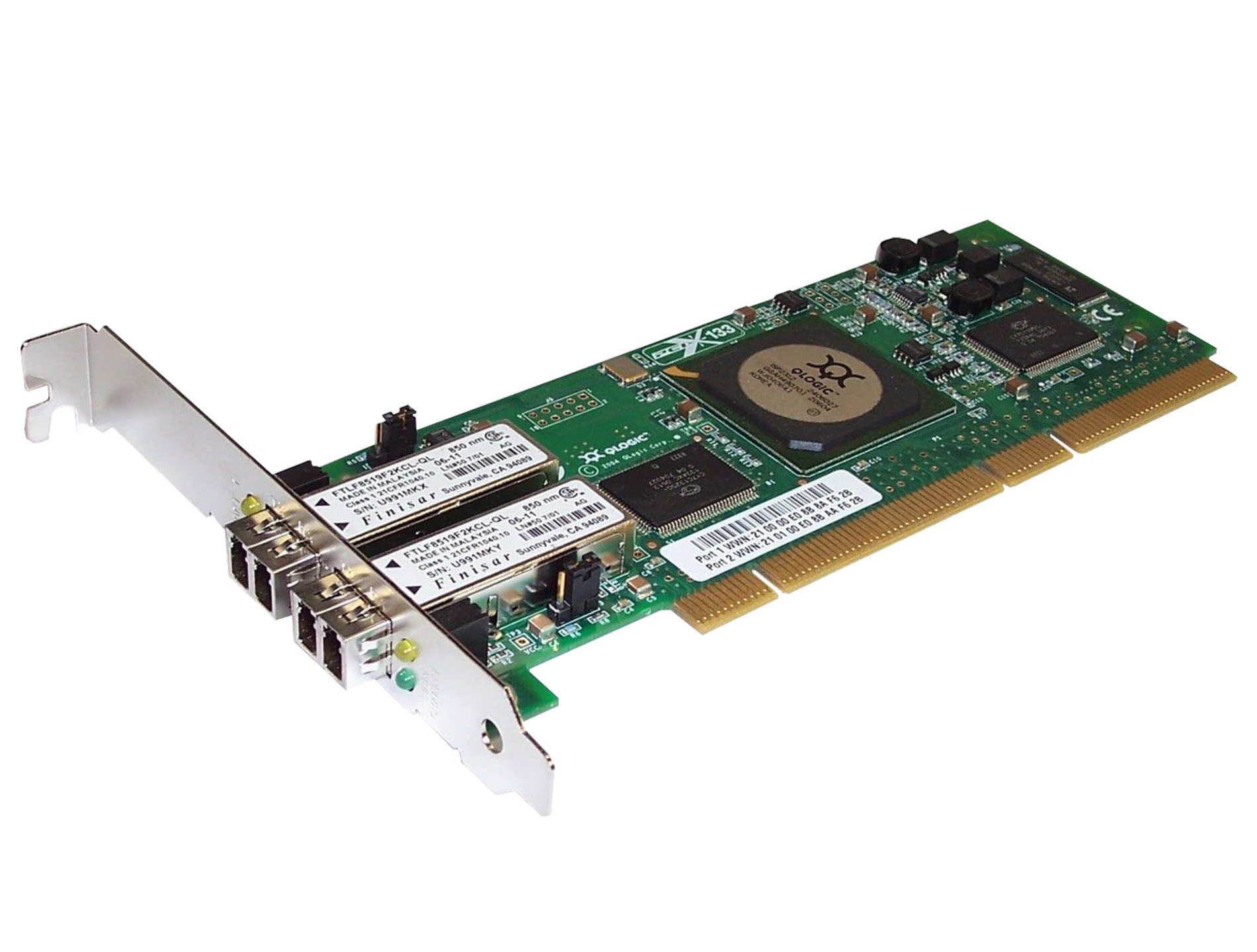 REFURBISHED FIBER QLOGIC QLA2342 2GB/133MHZ PCI-X GRADE A