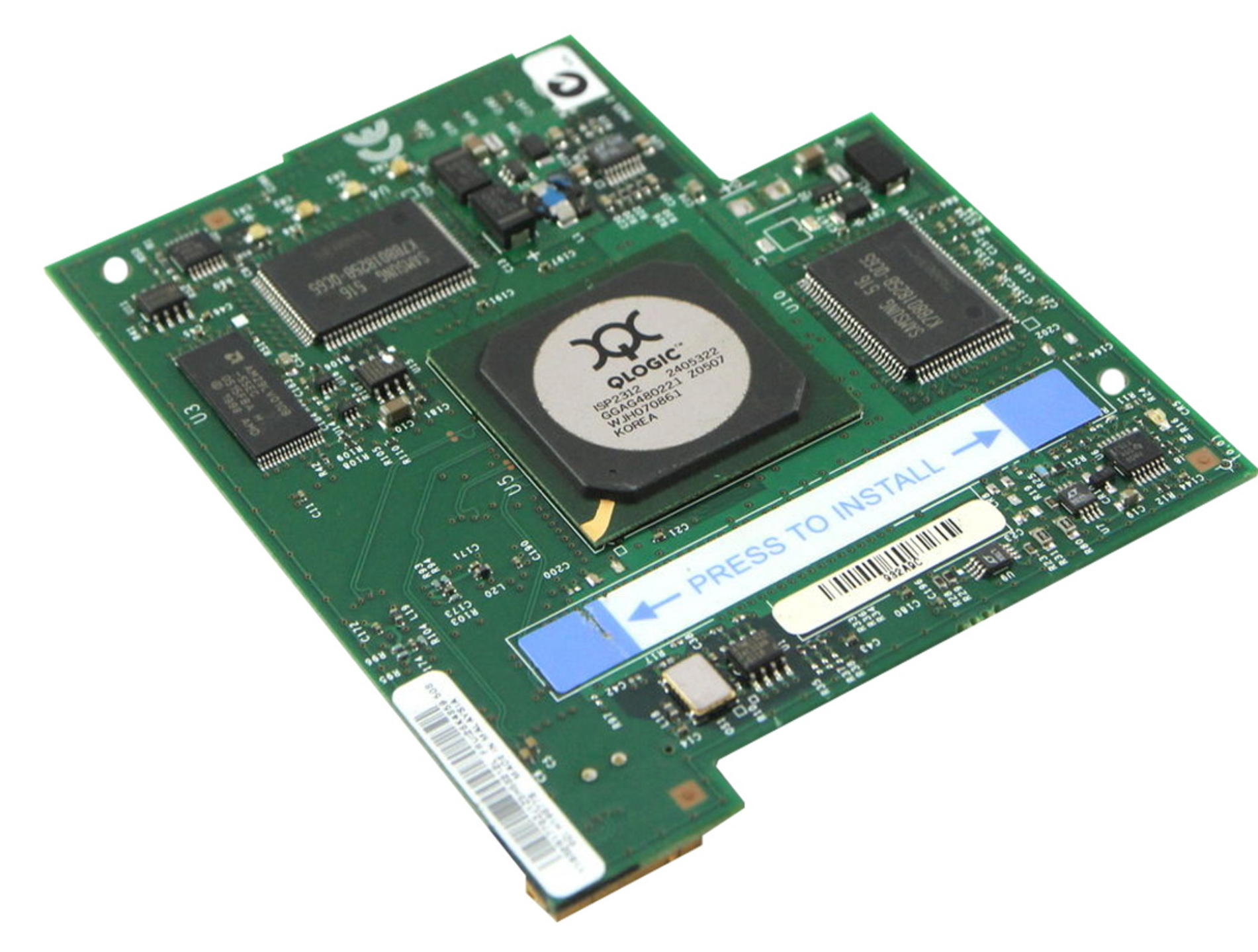 REFURBISHED BLADE HBA FC 2GB IBM QLOGIC FIBER CHANNEL MEZZANINE CARD GRADE A
