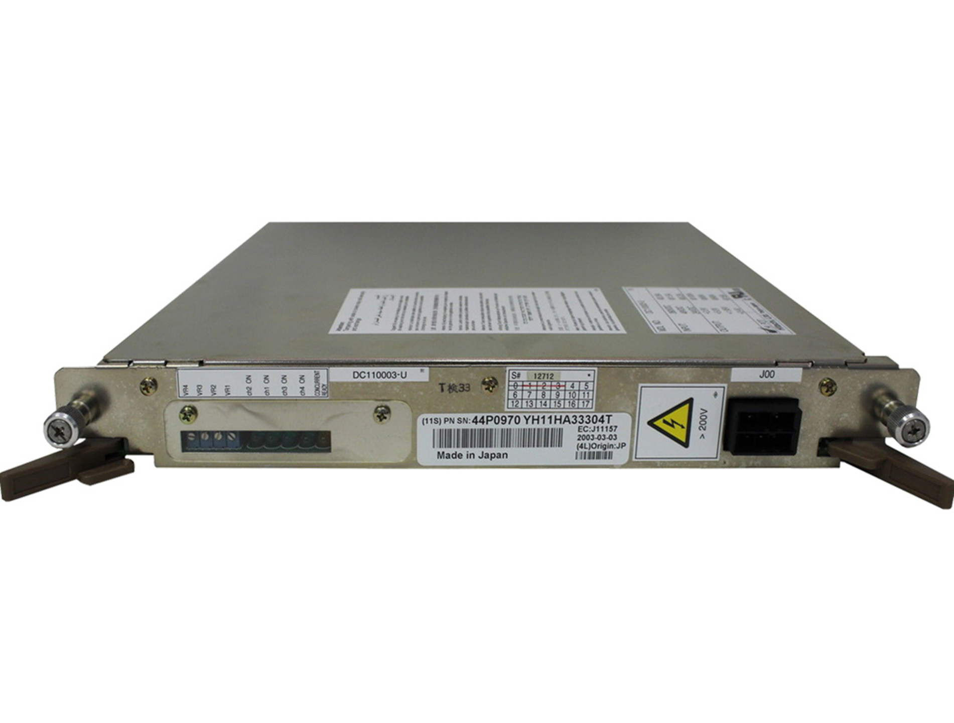 REFURBISHED IBM ZSERIES 800/2066 44P0970 DC Power Supply 110003U GRADE A REFURBISHED IBM ZSERIES 800/2066 44P0970 DC Power Supply 110003U GRADE A
