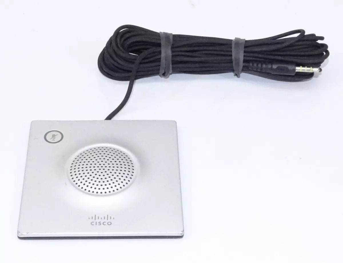 REFURBISHED CICSO TABLE MICROPHONE TTC5-06 FOR TELEPRESENCE Sx20 C40 GRADE A REFURBISHED CICSO TABLE MICROPHONE TTC5-06 FOR TELEPRESENCE Sx20 C40 GRADE A
