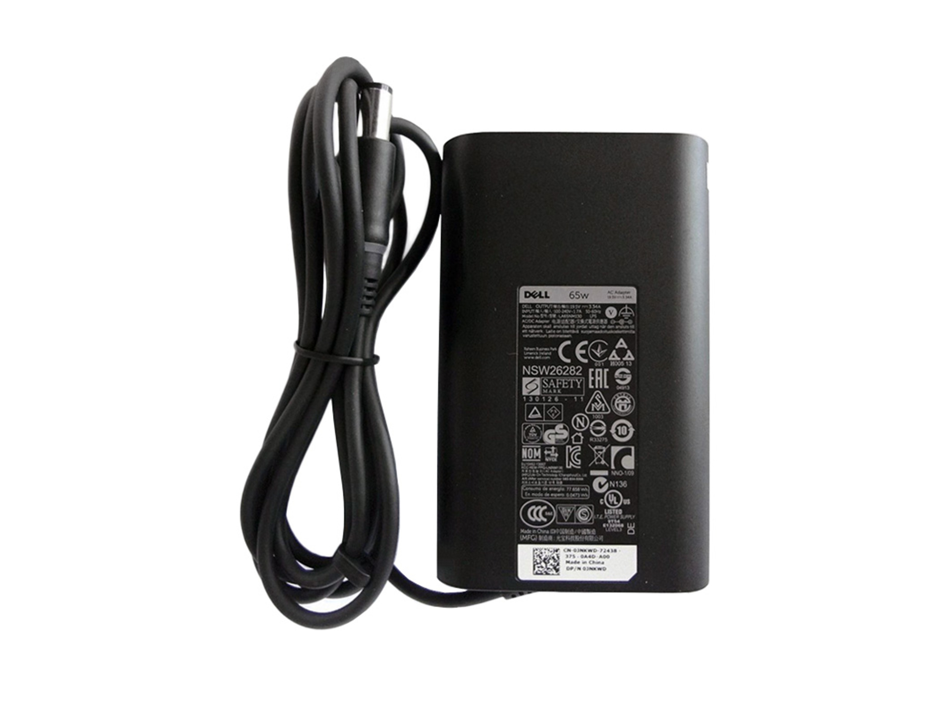 REFURBISHED AC ADAPTER DELL 19.5V/3.34A/65W (7.4*5.0) - HA65NM130 GRADE A REFURBISHED AC ADAPTER DELL 19.5V/3.34A/65W (7.4*5.0) - HA65NM130 GRADE A