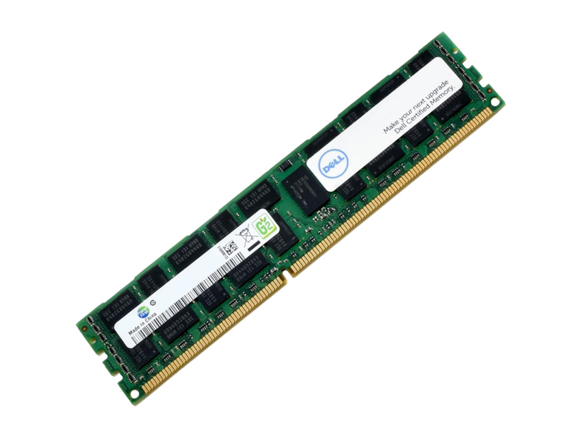 16GB DELL PC3L-10600R DDR3-1333 2Rx4 CL9 RDIMM 1.35V LV 16GB DELL PC3L-10600R DDR3-1333 2Rx4 CL9 RDIMM 1.35V LV
