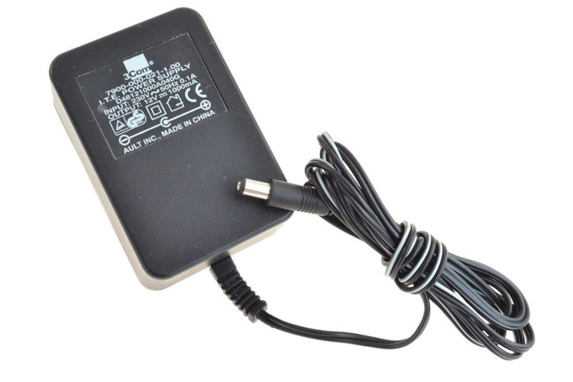 REFURBISHED AC ADAPTER 3COM 12V/1A - 7900-000-021-2.00 GRADE A REFURBISHED AC ADAPTER 3COM 12V/1A - 7900-000-021-2.00 GRADE A
