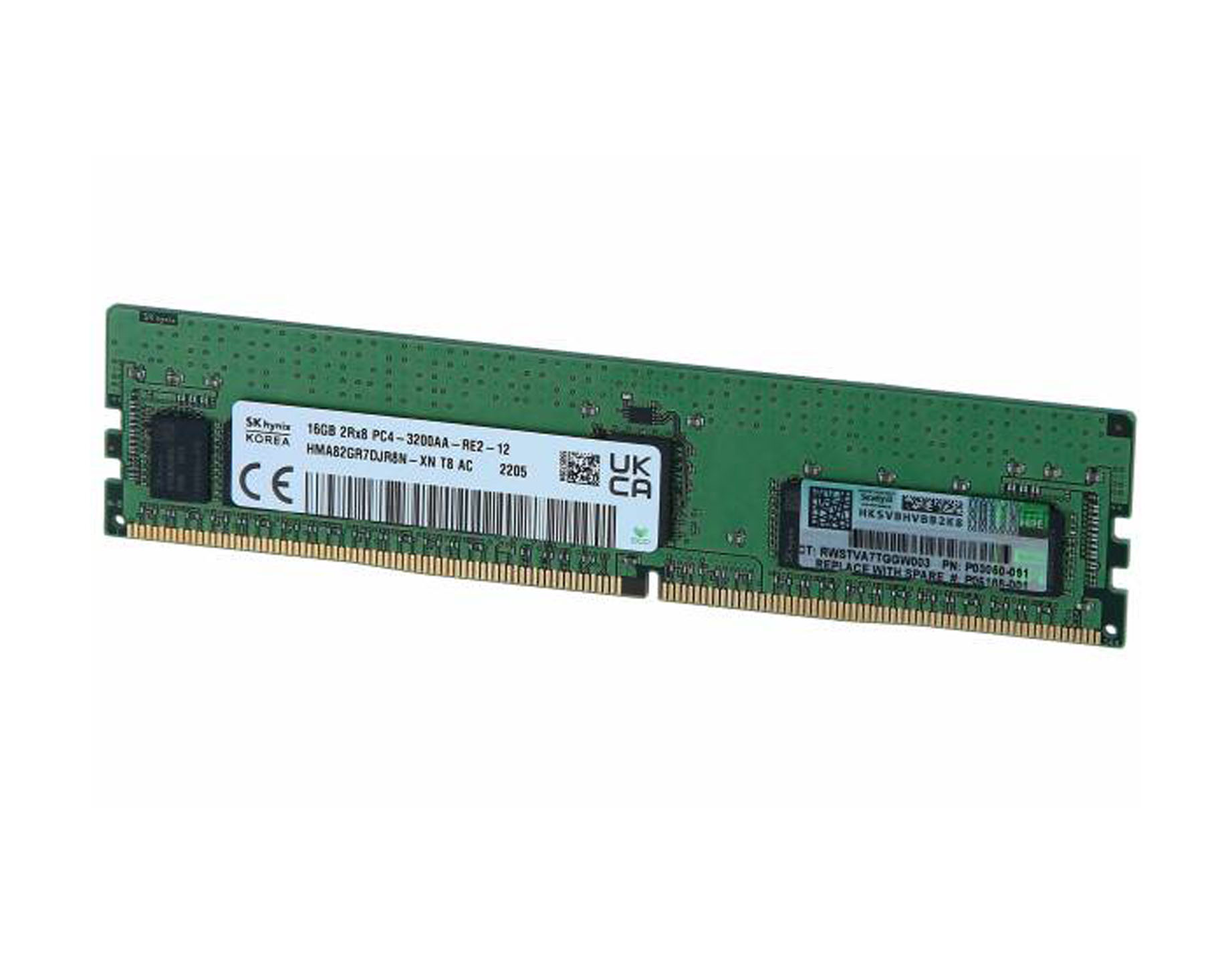 REFURBISHED 16GB HP 2Rx8 PC4-23400Y-R DDR4-2933MHz ECC RDIMM 1.2V GRADE A REFURBISHED 16GB HP 2Rx8 PC4-23400Y-R DDR4-2933MHz ECC RDIMM 1.2V GRADE A