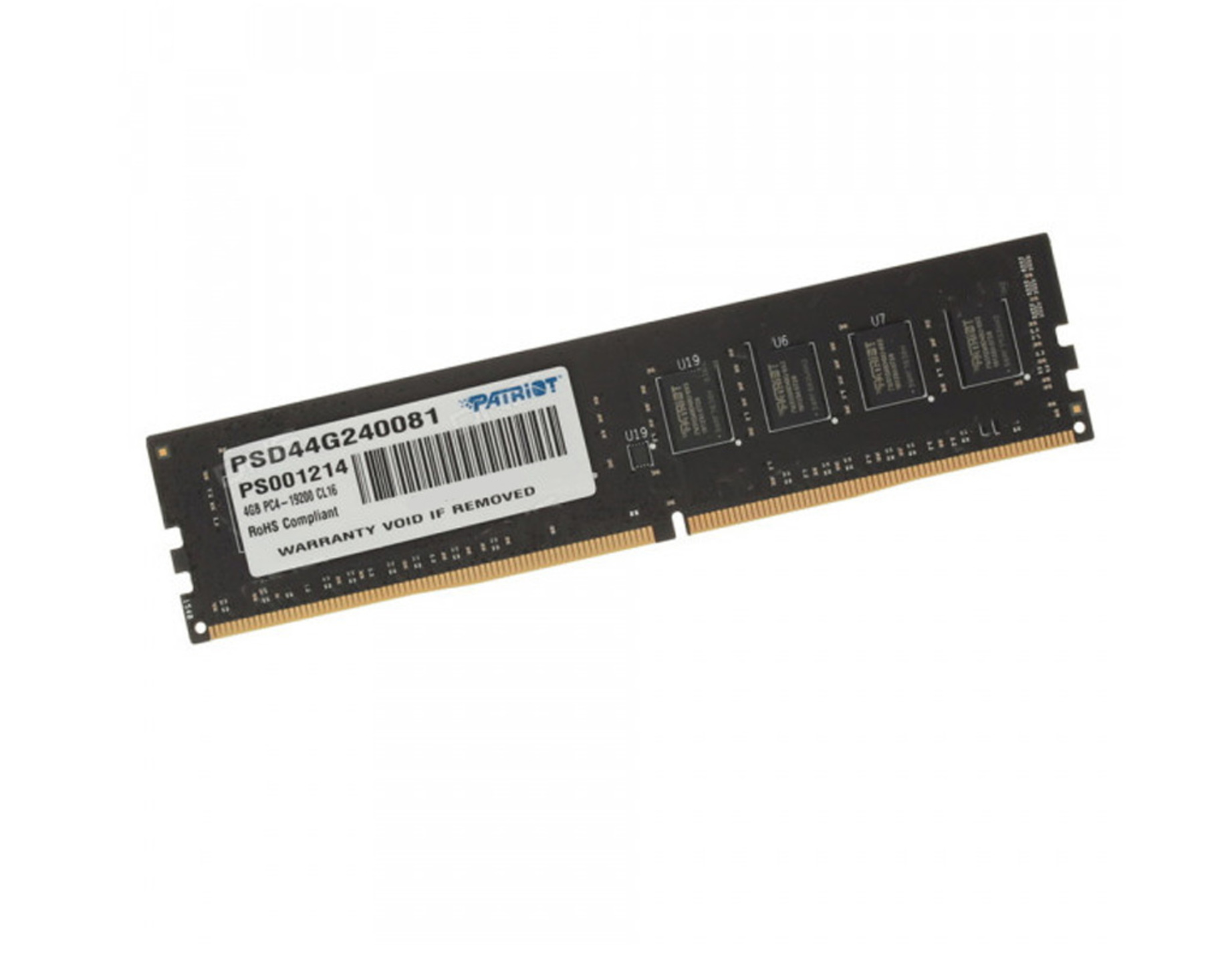 4GB PATRIOT PC4-19200/2400MHZ DDR4 SDRAM UDIMM NEW 4GB PATRIOT PC4-19200/2400MHZ DDR4 SDRAM UDIMM NEW
