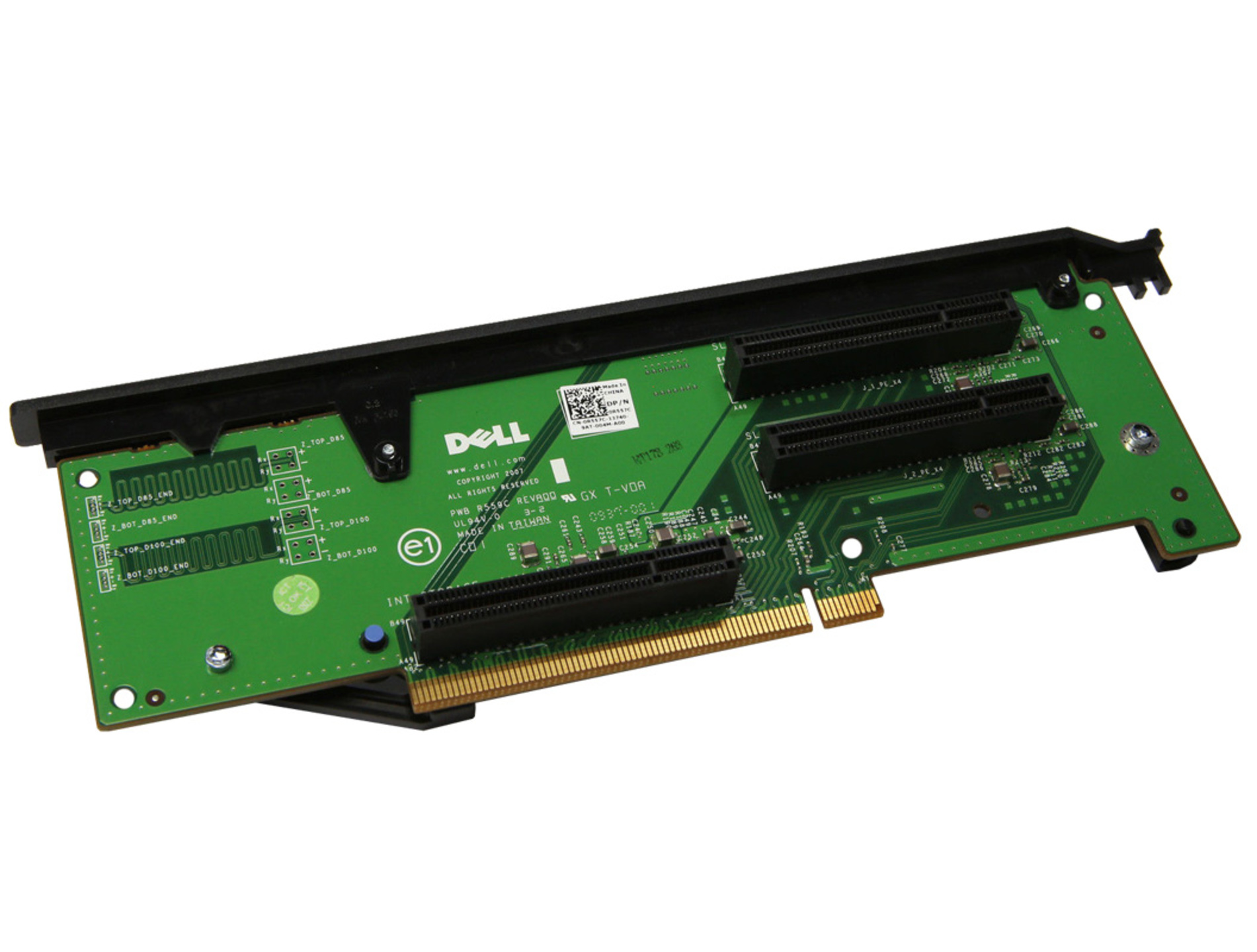 REFURBISHED DELL POWEREDGE R710 PCI-E RISER G2-X4 2 SLOT+1 INTERNAL STOR GRADE A REFURBISHED DELL POWEREDGE R710 PCI-E RISER G2-X4 2 SLOT+1 INTERNAL STOR GRADE A
