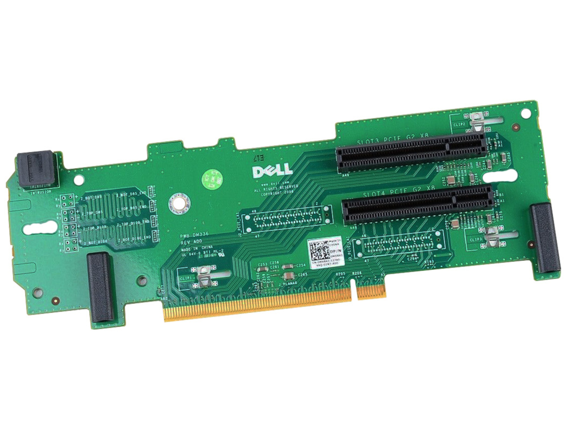 REFURBISHED DELL POWEREDGE R710 PCI EXPRESS RISER BOARD 0MX843 GRADE A REFURBISHED DELL POWEREDGE R710 PCI EXPRESS RISER BOARD 0MX843 GRADE A