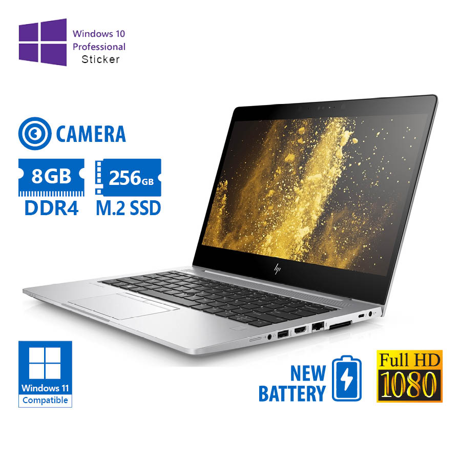 HP Elitebook 830 G5 i5-8350U/13.3\\"FHD/8GB DDR4/256GB M.2 SSD/No ODD/Camera/New Battery/10P Grade A R HP Elitebook 830 G5 i5-8350U/13.3\\"FHD/8GB DDR4/256GB M.2 SSD/No ODD/Camera/New Battery/10P Grade A R