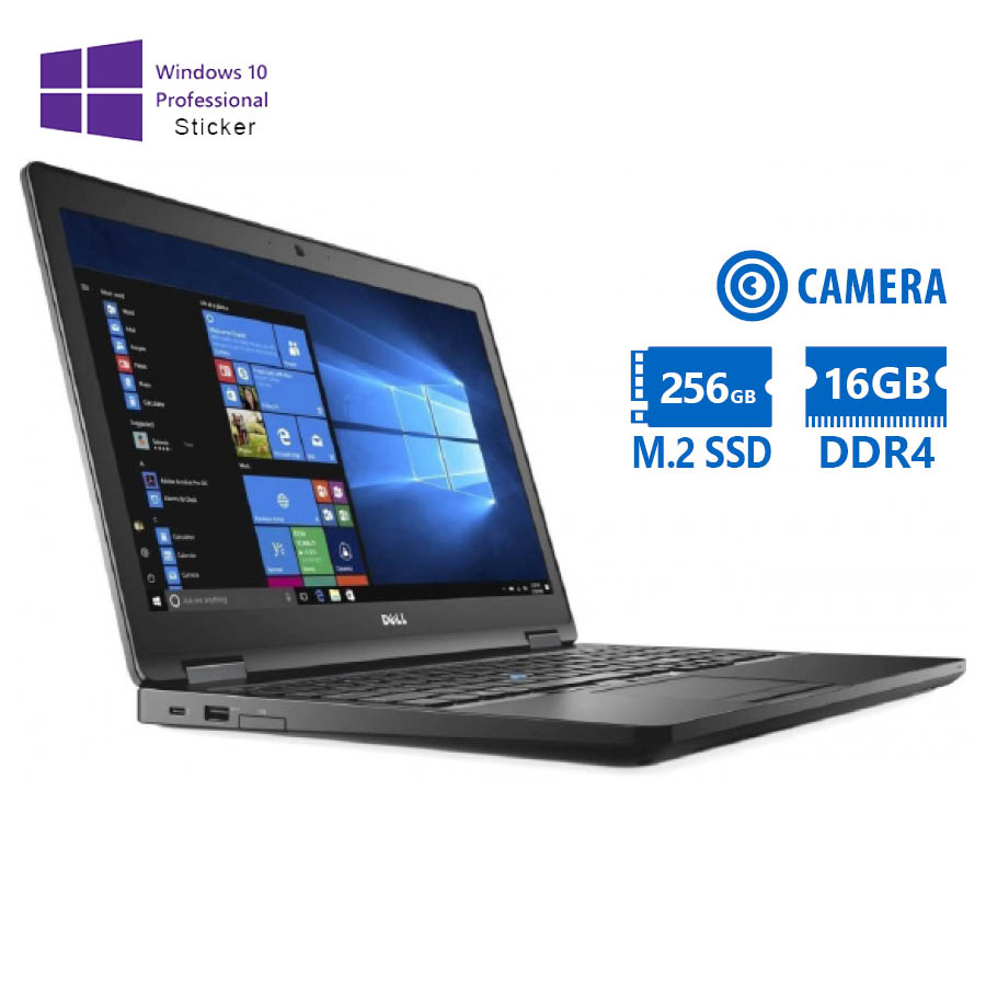 REFURBISHED Dell (A-) Latitude 5580 i7-7820HQ/15.6``/16GB DDR4/256GB M.2 SSD/No ODD/Camera/ Grade A- Refurbis