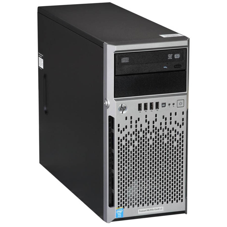 REFURBISHED HP Proliant ML310e Gen8v2 Server Tower G3240/8GB DDR3/No HDD/4LFF/2xPSU/DVD/P222-512MB Grade A+ Refu REFURBISHED HP Proliant ML310e Gen8v2 Server Tower G3240/8GB DDR3/No HDD/4LFF/2xPSU/DVD/P222-512MB Grade A+ Refu